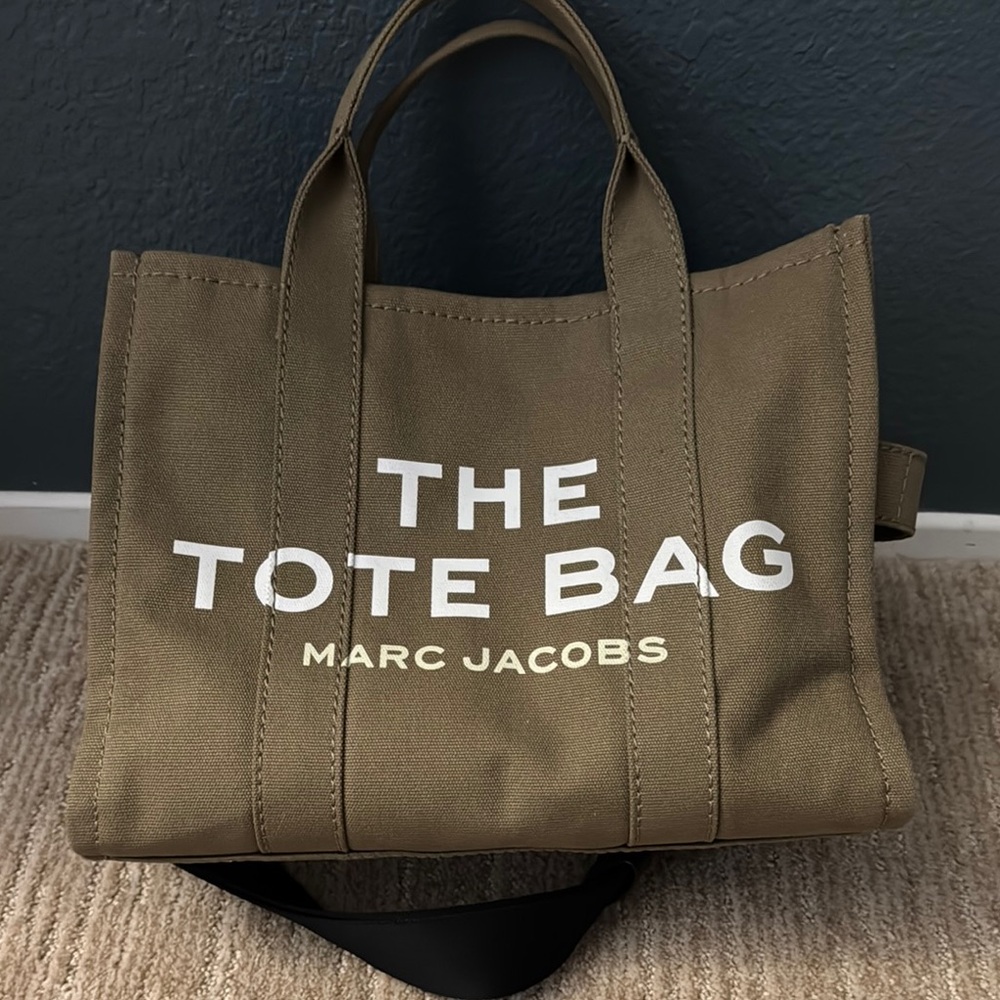 Marc Jacobs Olive Green Tote Bag